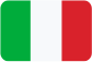 Ručne dekorované farebné sklo Italiano